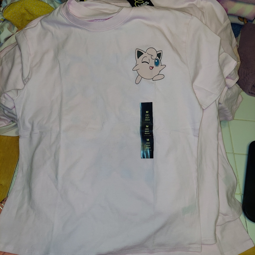 Nwt pink Pokémon t-shirt- Jigglypuff